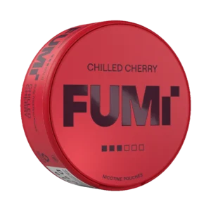 FUMI Fiery Peach Strong slim nicotine pouch can