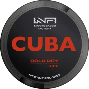 CUBA Cold Dry 43mg Nicotine Pouches