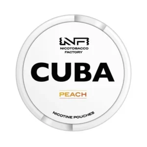 CUBA Peach 16mg Nicotine Pouches