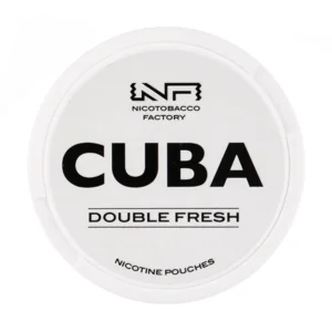 CUBA Double Fresh 16mg Nicotine Pouches