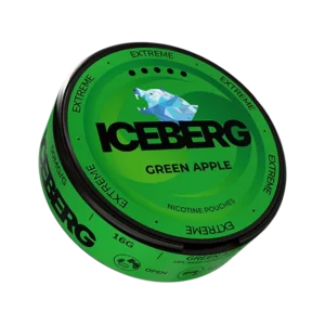 ICEBERG Green Apple Extreme 50mg Nicotine Pouches