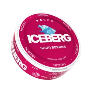 ICEBERG Sour Berries Medium 20mg Nicotine Pouches