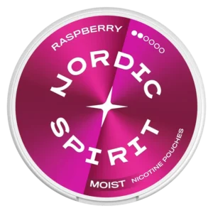 Nordic Spirit Raspberry Regular 6mg Nicotine Pouches Can