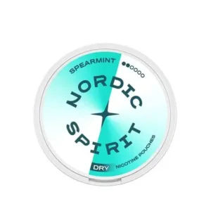 Nordic Spirit Spearmint Strong 9mg Nicotine Pouches Can