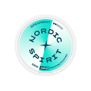 Nordic Spirit Spearmint Regular Mini 3mg Nicotine Pouches Can