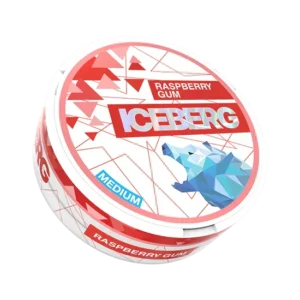 ICEBERG Raspberry Gum Medium 12mg Nicotine Pouches