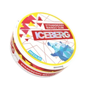 ICEBERG Strawberry Mango Gum Medium 12mg Nicotine Pouches