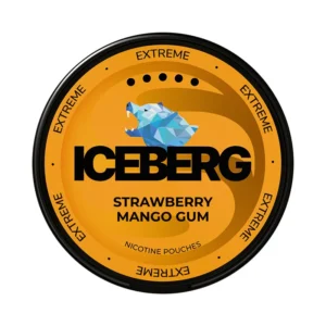 ICEBERG Strawberry Mango Gum Extreme 50mg Nicotine Pouches