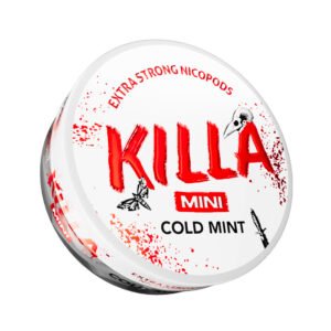 KILLA Mini Cold Mint nicotine pouch can