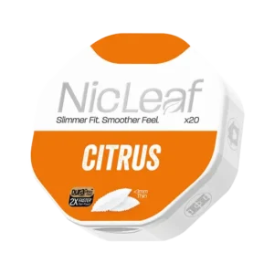 NICLEAF Citrus High Nicotine Pouches