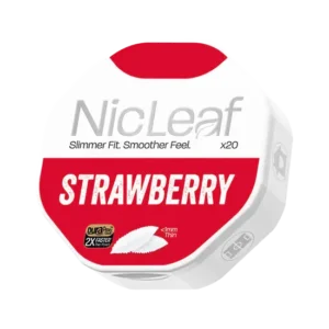 NICLEAF Strawberry Low Nicotine Pouches