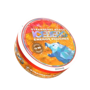 ICEBERG Energy Strawberry Mango 75mg Caffeine Nicotine Pouches