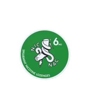 NIC NAC Spearmint 6mg Nicotine Lozenges
