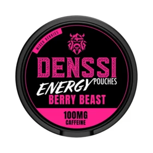 DENSSI Berry Beast 100mg Caffeine Energy Pouches